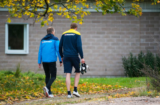 Jonas Olsson lämnade innan träningen börjat