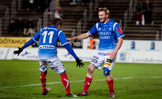 Thiago Pinto Borges, Fredrik Jensen, Trelleborg jublar