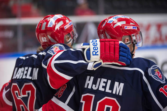 Jubel Södertälje. Carl Hagelin och Andreas Hjelm