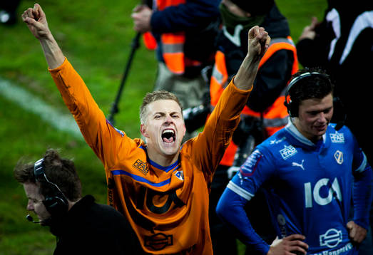Bläddra bland fler bilder av Fotboll, kval till Allsvenskan, Halmstad - GIF Sundsvall