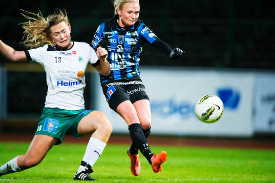 Sandra Andersson, Mallbacken, och Jenny Jansson, Sirius, i