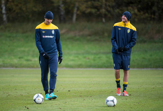 Zlatan Ibrahimovic och Ola Toivonen