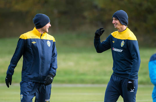Ola Toivonen och Zlatan Ibrahimovic