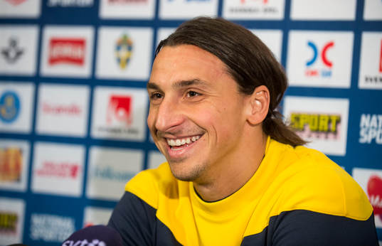 Presskonferens med Zlatan Ibrahimovic