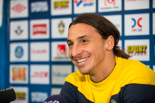 Presskonferens med Zlatan Ibrahimovic