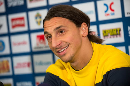 Presskonferens med Zlatan Ibrahimovic