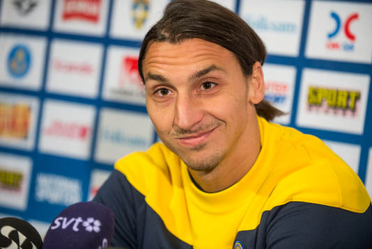 Presskonferens med Zlatan Ibrahimovic