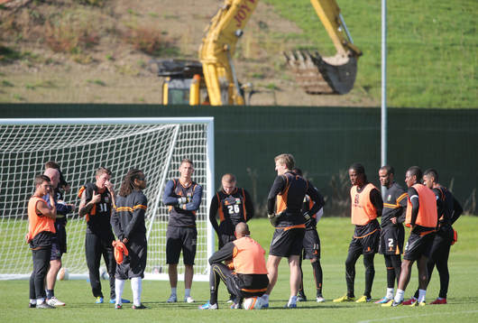 Football - Barnet FC Training - The Hive Football Centre -