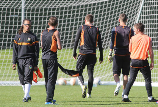Football - Barnet FC Training - The Hive Football Centre -