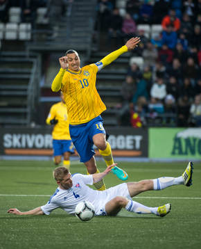 Fotboll, VM-Kval, Färöarna - Sverige