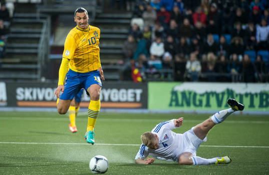 Zlatan Ibrahimovic, Sverige hoppar över Odmar Faerö,