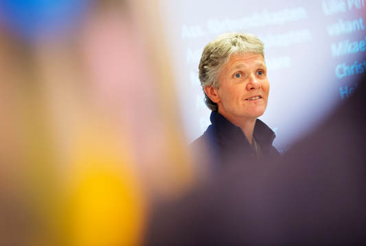 Pia Sundhage, förbundskapten damfotbollslandslaget,