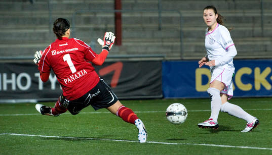 2-0 Ramona Bachmann, Malmö, som överlistar Susanne