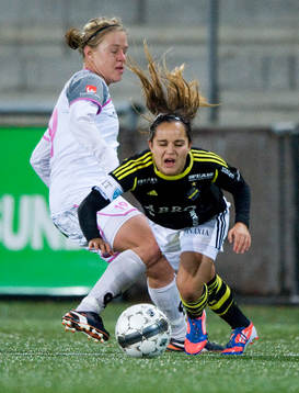 Malin Diaz, AIK mot Katrin Schmidt, Malmö
