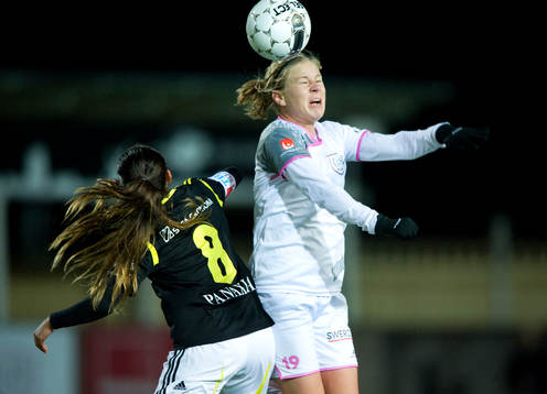 Katrin Schmidt, Malmö och Malin Diaz, AIK