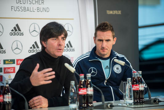 Presskonferens med Joachim Löw, förbundskapten Tyskland