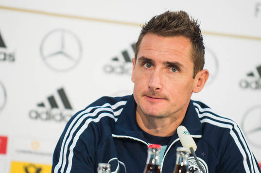 Presskonferens med Miroslav Klose, Tyskland
