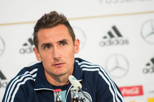 Presskonferens med Miroslav Klose, Tyskland