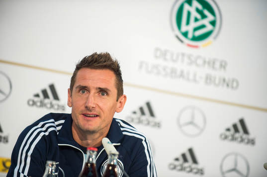 Presskonferens med Miroslav Klose, Tyskland