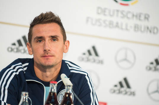 Presskonferens med Miroslav Klose, Tyskland