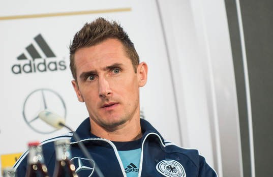 Presskonferens med Miroslav Klose, Tyskland