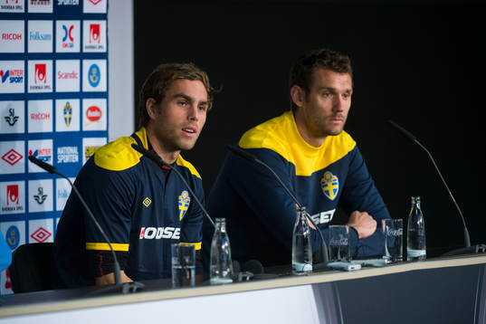 Johan Elmander och Andreas Isaksson