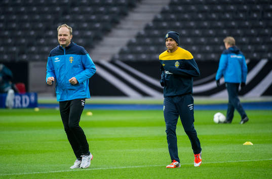 Martin Olsson tränade på egen hand