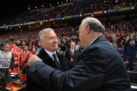 vicente del bosque and didier deschamps, calderon,