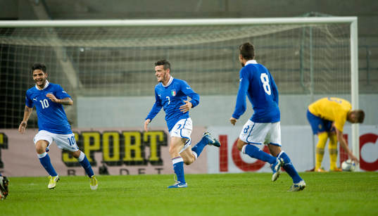 0-2 Alessandro Florenzi, Italien