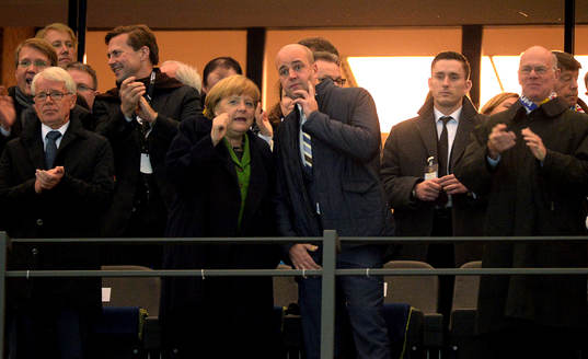 Tysklands förbundskansler Angela Merkel och Sveriges