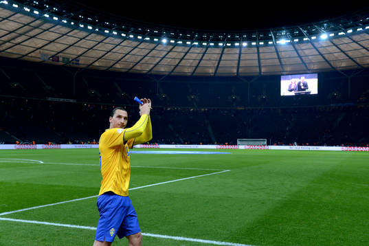 Zlatan Ibrahimovic, Sverige tackar fansen