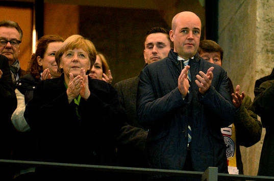Tysklands förbundskansler Angela Merkel och Sveriges