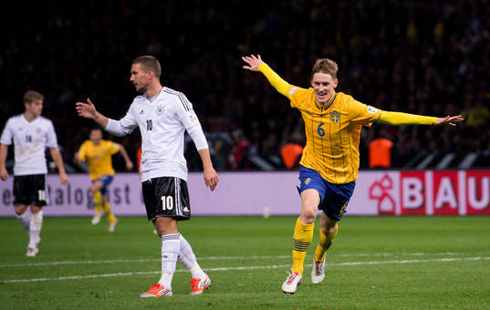 Lukas PODOLSKI, Tyskland deppar, Rasmus Elm, Sverige jublar