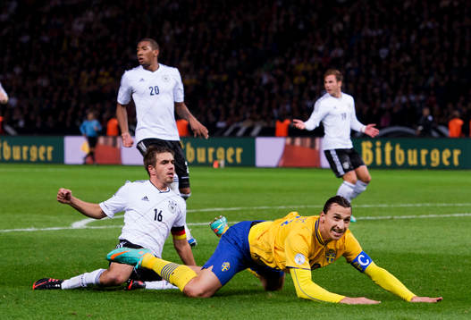 Philipp LAHM, Tyskland, Zlatan Ibrahimovic, Sverige