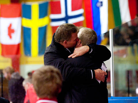 Ulf Taavola, Mats Lusth, träanre, jubel, Malmö