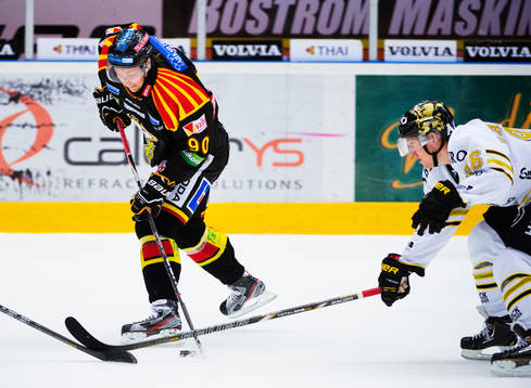 Johan Harju, Brynäs, och Oscar Ahlström, AIK