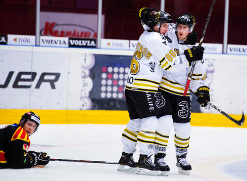 Simon Löf, Brynäs, deppar samtidigt som bröderna Oscar