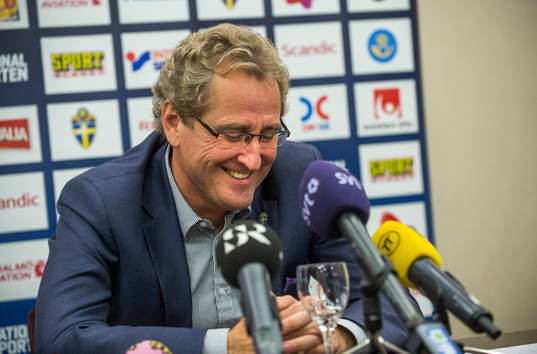 Presskonferens med Erik Hamrén, förbundskapten