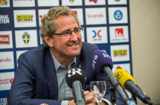 Presskonferens med Erik Hamrén, förbundskapten