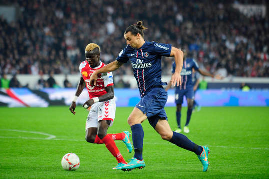 Pape Ndiaye SOUARE, Reims, Zlatan IBRAHIMOVIC, PSG