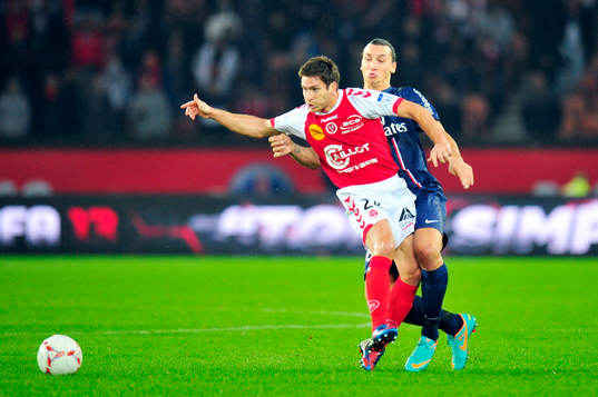 Florent GHISOLFI, Reims, Zlatan IBRAHIMOVIC, PSG