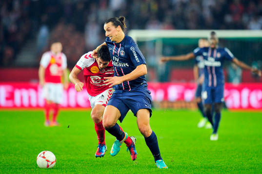 Florent GHISOLFI, Reims, Zlatan IBRAHIMOVIC, PSG
