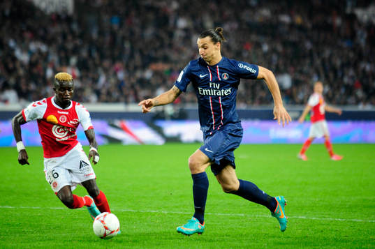 Pape Ndiaye SOUARE, Reims, Zlatan IBRAHIMOVIC, PSG