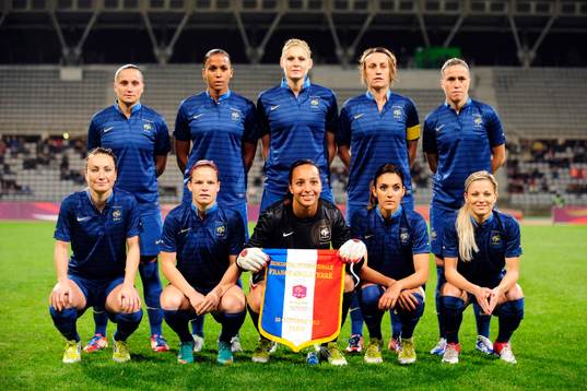 Equipe de France  - 10 joueuses   - 20.10.2012 - France /