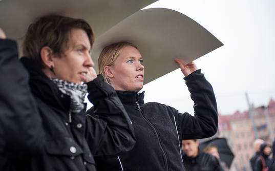 Damfotboll.com spelar in en film som ska symbolisera det