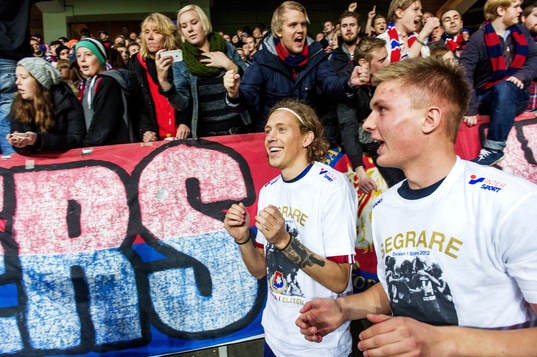 Örgrytespelare jublar
