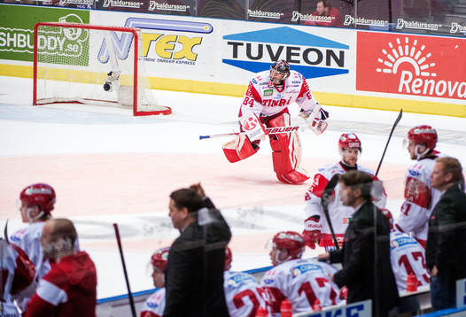Joakim Lundström, målvakt, Timrå, lämnar målet