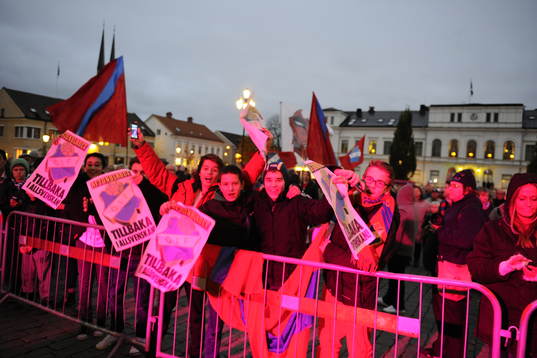 2012 Fotboll,  Östers firas på Stora Torget i Växjö