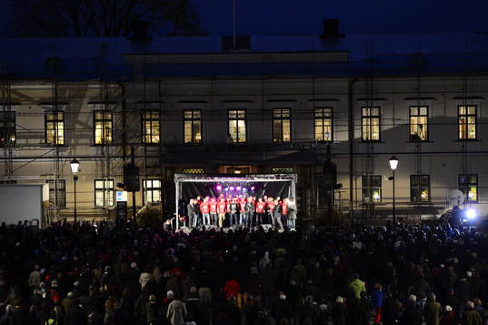 2012 Fotboll,  Östers firas på Stora Torget i Växjö