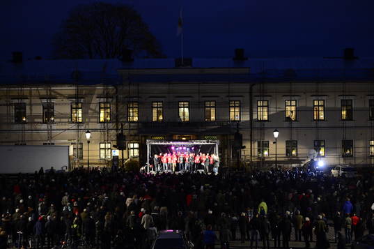 2012 Fotboll,  Östers firas på Stora Torget i Växjö